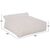 ΠΟΥΦ YAMIN 2ΑΤΟΜΩΝ ΜΕ TEXTILENE 600gr/m2 2X1 ΛΕΥΚΟ HM5773.11 140x140x40-60Υεκ. |  Σκαμπώ κήπου στο espiti