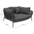 DAYBED 2ΘΕΣΙΟ ΣΕΙΡΑ CAMELLIA HM6217.01 ΣΚΟΥΡΟ ΓΚΡΙ ΑΛΟΥΜΙΝΙΟ-P.E.ΣΧΟΙΝΙ-OLEFIN 164x144x70Υεκ. |  Ξαπλώστρες - Καρέκλες Παραλίας στο espiti