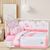 DAS BABY ΚΟΥΒΕΡΛΙ FUN 4936 PINK, WHITE |  Βρεφικό κουβερλί στο espiti