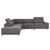 ΚΑΝΑΠΕΣ ΑΡΙΣΤΕΡΗ ΓΩΝΙΑ 5Θ ΜΕ RECLINE LUNARIS HM3316.01L ΓΚΡΙ ΥΦΑΣΜΑ 307x267x94Yεκ |  Καναπέδες γωνιακοί στο espiti