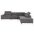 ΚΑΝΑΠΕΣ ΔΕΞΙΑ ΓΩΝΙΑ 5Θ ΜΕ RECLINE LUNARIS HM3316.01R ΓΚΡΙ ΥΦΑΣΜΑ 307x267x94Yεκ |  Καναπέδες γωνιακοί στο espiti