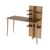 Stewehome Λευκό γραφείο με ραφιέρα 120x52x72 cm 648657 |  Γραφεία στο espiti