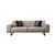 Stewehome Τριπλή πολυθρόνα Kael Cream 220x90x80 cm 224147 |  Καναπέδες στο espiti