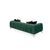 Stewehome Σετ καναπέδων 3+3+1 πράσινα και μαύρα 225x95x85 cm 574492 |  Καναπέδες στο espiti