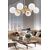 Stewehome Nairobi 6 Λαμπτήρων Χρυσό Φωτιστικό Οροφής E27 78x65 cm 372408 |  Οροφής στο espiti