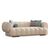 Stewehome Σετ Σαλονιού Teddy 3+3+1 με Ξύλινα Πόδια σε Μπλε παστέλ &amp; Κρεμ 265x95x70 cm 156689 |  Καναπέδες στο espiti