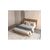 Stewehome Softwood Ξύλινο Κομψό Διπλό Κρεβάτι σε Καρυδί 140x190x18 cm 472697 |  Κρεβάτια στο espiti