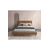 Stewehome Softwood Ξύλινο Κομψό Διπλό Κρεβάτι σε Καρυδί 140x190x18 cm 472697 |  Κρεβάτια στο espiti