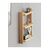 Stewehome Διακοσμητικό ξύλινο μαζιφ ράφι τοίχου 3 επιπέδων Καφέ 32x11x11 cm 957161 |  Ραφιέρες τοίχου στο espiti