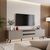 Έπιπλο τηλεόρασης Nectra pakoworld taupe με μαύρο 180x40x56εκ |  Έπιπλα τηλεόρασης στο espiti