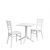 Τραπεζαρία Groovy Tifany I pakoworld σετ 3τεμ λευκό PP 60x60x76εκ |  Σετ τραπεζαρία κήπου στο espiti