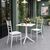 Τραπεζαρία Groovy Tifany I pakoworld σετ 3τεμ λευκό PP 60x60x76εκ |  Σετ τραπεζαρία κήπου στο espiti