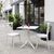 Τραπεζαρία Groovy Crossie pakoworld σετ 3τεμ λευκό PP 60x60x76εκ |  Σετ τραπεζαρία κήπου στο espiti