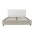 Κρεβάτι Roi pakoworld διπλό 160x200 PU λευκό ματ + αποθηκευτικό χώρο |  Κρεβάτια στο espiti