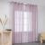 Κουρτίνα γάζα δίχρωμη με 8 μεταλλικούς κρίκους Art 8442 140x270 Ροζ   Beauty Home |  Ετοιμες κουρτίνες με σχέδιο στο espiti