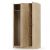 Ντουλάπα Τρίφυλλη Simple Σονόμα 120x52x205cm AlphaB2B |  Ντουλάπες ρούχων στο espiti