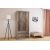 Ντουλάπα ρούχων δίφυλλη OLYMPUS pakoworld χρώμα castillo-toro 81x57x183εκ |  Ντουλάπες ρούχων στο espiti