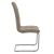 Καρέκλα Darrell pakoworld PU μόκα-βάση χρωμίου |  Καρέκλες στο espiti