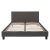 Κρεβάτι Nevil pakoworld διπλό 150x200 με ύφασμα χρώμα ανθρακί |  Κρεβάτια στο espiti