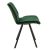 Καρέκλα Sabia pakoworld βελούδο σκούρο πράσινο-μαύρο πόδι |  Καρέκλες στο espiti