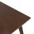 Τραπέζι Benson pakoworld MDF με καπλαμά  χρώμα καρυδί 120x75x75εκ |  Τραπέζια στο espiti