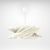 Φωτιστικό Κρεμαστό Majorka Μονόφωτο Λευκό (PP-PVC) Ε27 58x58x80cm AlphaB2B |  Οροφής στο espiti