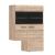 Κρεμαστή Βιτρίνα Δίφυλλη Solo δεξιά 2W 90x41x136cm Sonoma Wenge AlphaB2B |  Συνθέσεις σαλονιού στο espiti