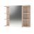 Καθρέπτης Μπάνιου LOTUS Με Ντουλάπι και Ράφια Λευκό-Σονόμα 79.6x20x64εκ AlphaB2B |  Καθρέπτες Μπάνιου στο espiti