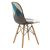 Καρέκλα Julita pakoworld ύφασμα patchwork μπλε-φυσικό πόδι |  Καρέκλες στο espiti