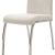 Καρέκλα Ariadne pakoworld PU λευκό-πόδι χρωμίου |  Καρέκλες στο espiti