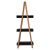 Ραφιέρα επιδαπέδια 3όροφη Nancy pakoworld ξύλινη χρώμα φυσικό-μαύρο 30x18,5x82εκ |  Οργάνωση σπιτιού - μικροέπιπλα στο espiti