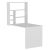 Γραφείο τοίχου ανοιγόμενο Ravin pakoworld λευκό 63x90x154εκ |  Γραφεία στο espiti
