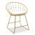 Καρέκλα Seth pakoworld μέταλλο χρυσό-μαξιλάρι PVC λευκό |  Καρέκλες στο espiti