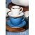 TERRA BLUE ΦΛΙΤΖΑΝΙ & ΠΙΑΤΑΚΙ ΚΑΠΟΥΤΣΙΝΟ 220ML 14x7.5EK TLF111K6 ESPIEL |  Κούπες-Φλυτζάνια στο espiti